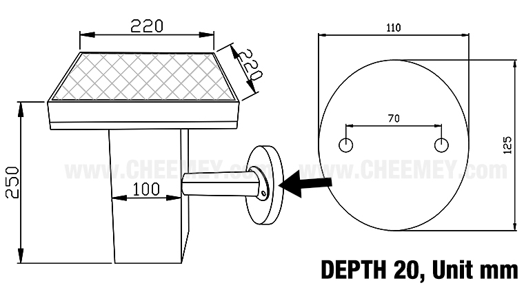 PV-G030 Wall light